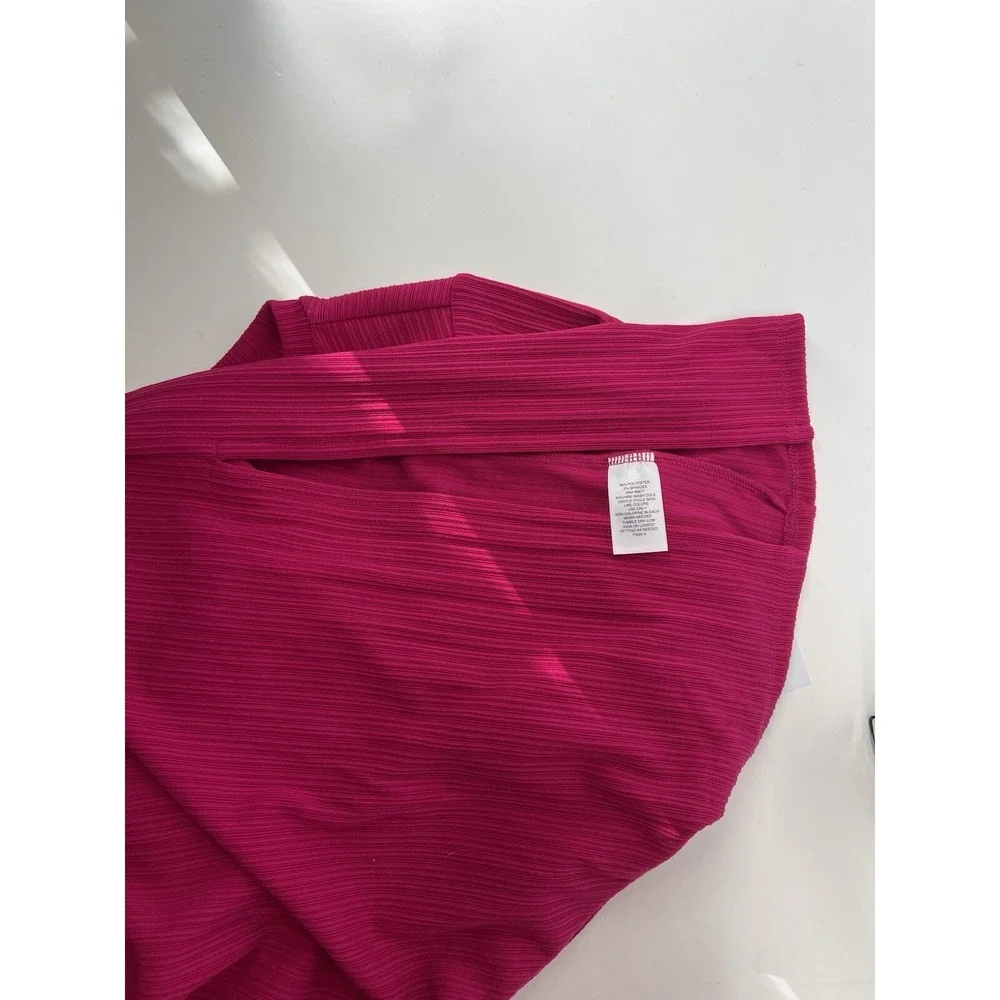 Liz Claiborne Women Midi Dress Short Sleeve Polynesian Rose‎ Size M NWT Org $64